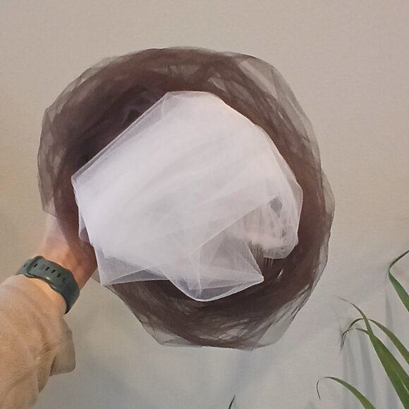 New Black ombre wedding veil - Picture 1 of 2